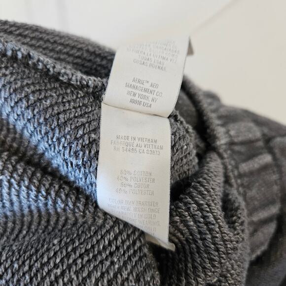 Aerie Terry Knit Gray High Rise Gym Exercise Shorts Size XS - Picture 5 of 9